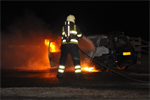 Prio 1 Brand Wegvervoer Auto Mienskerwei Eastermar